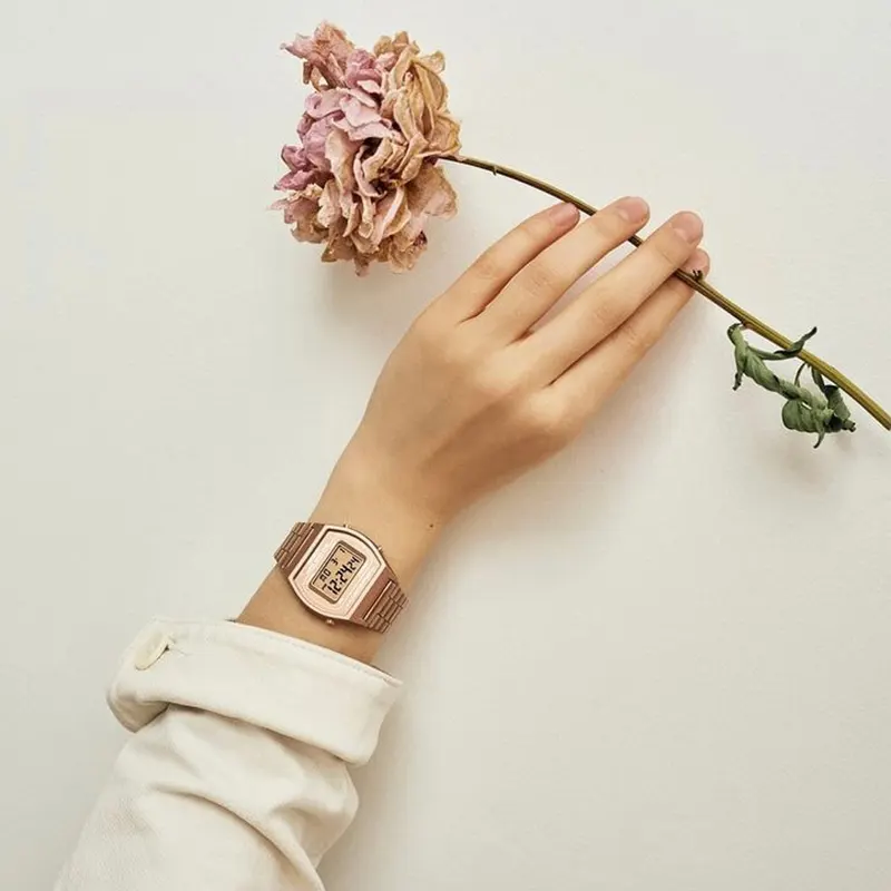 Casio Vintage Retro Rose Gold-tone Casual Watch- B640WC-5A